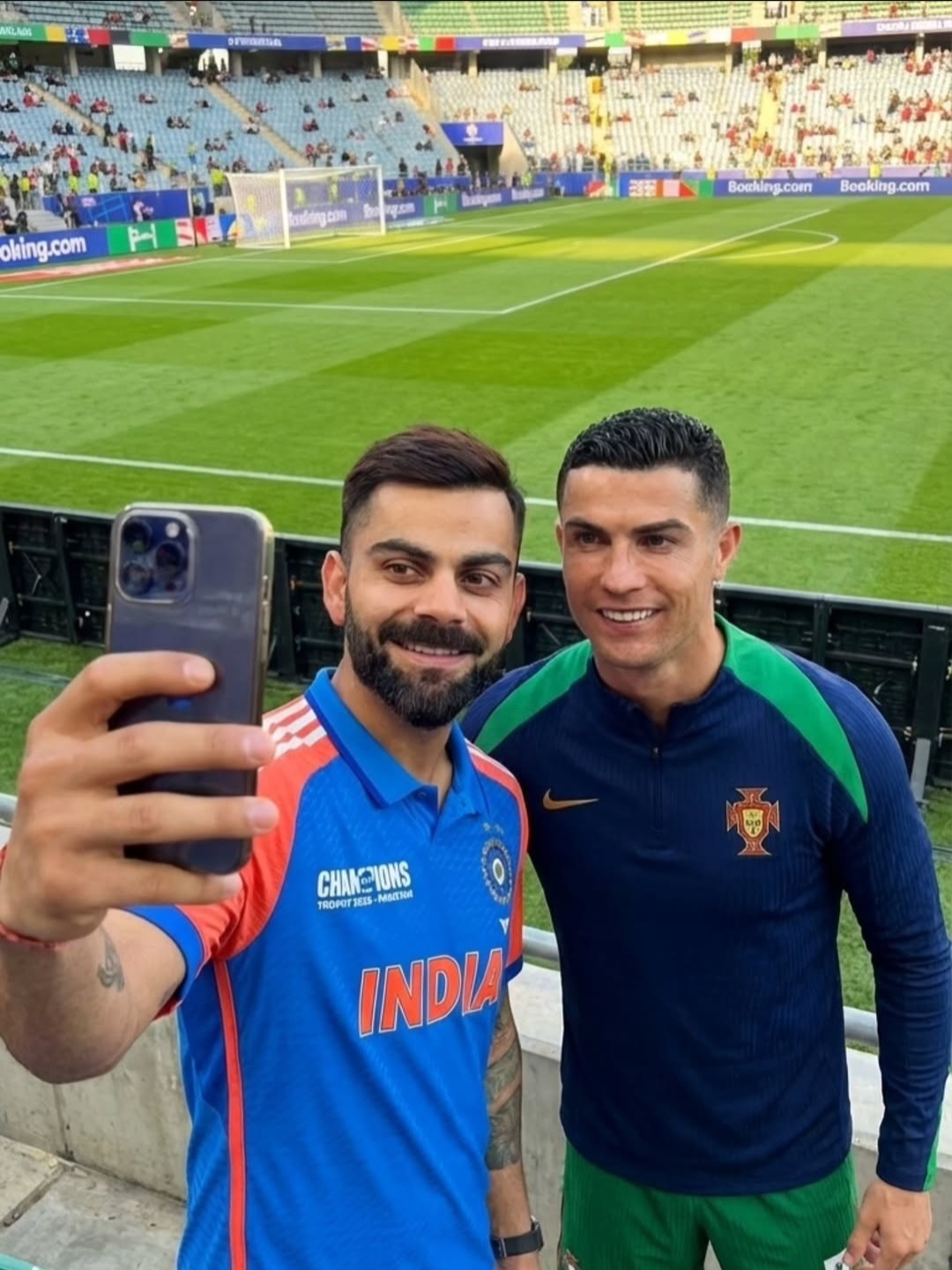 Ultra-Realistic Stadium Selfie with Cristiano Ronaldo