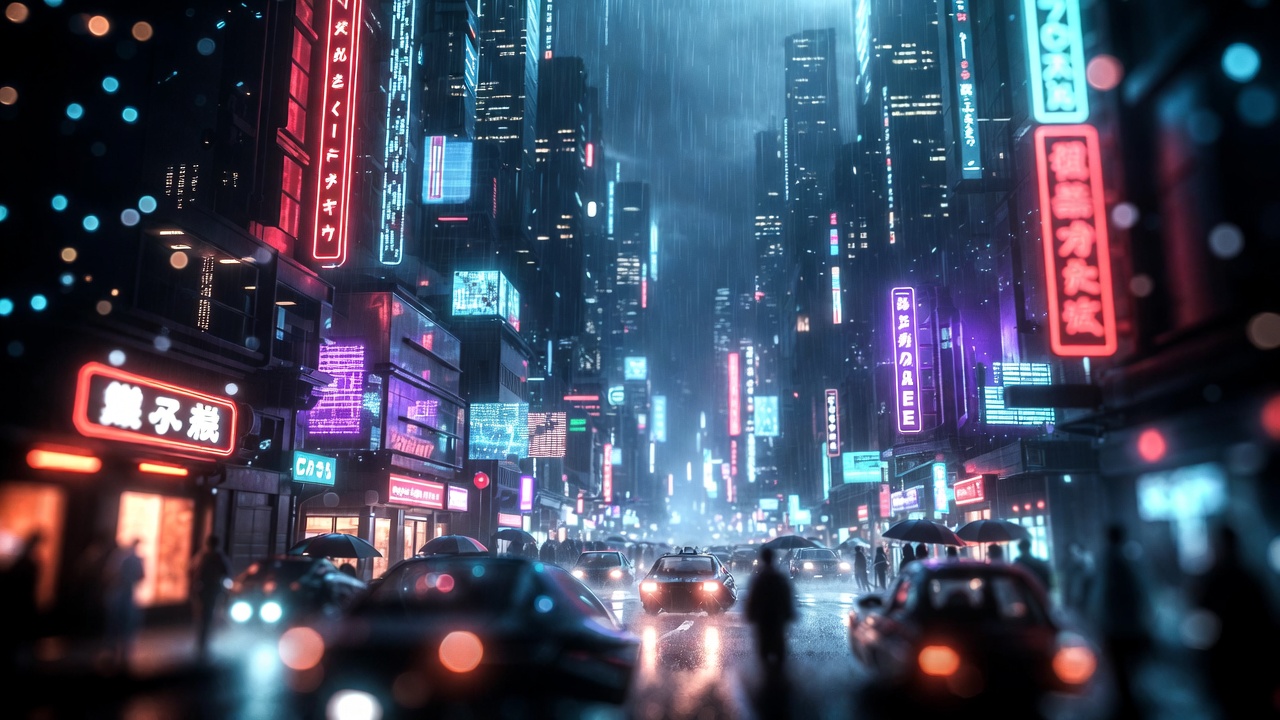 Cityscape - Cyberpunk Night