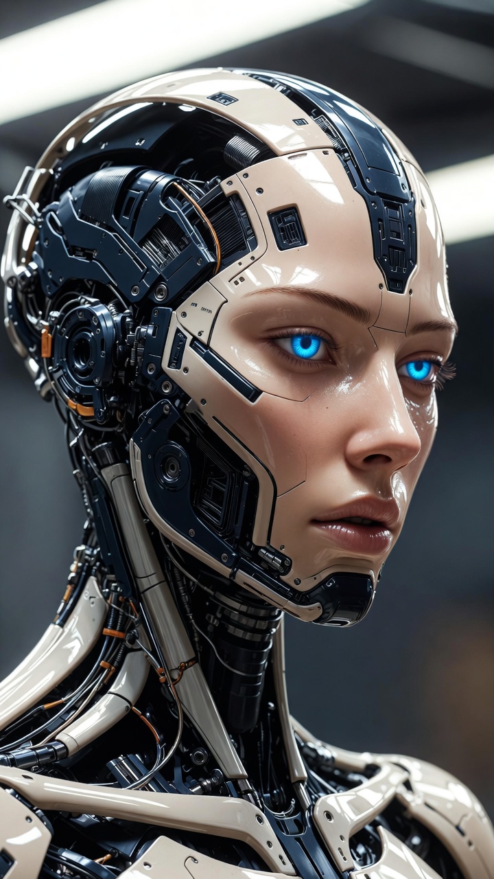 Portrait - Futuristic Cyborg