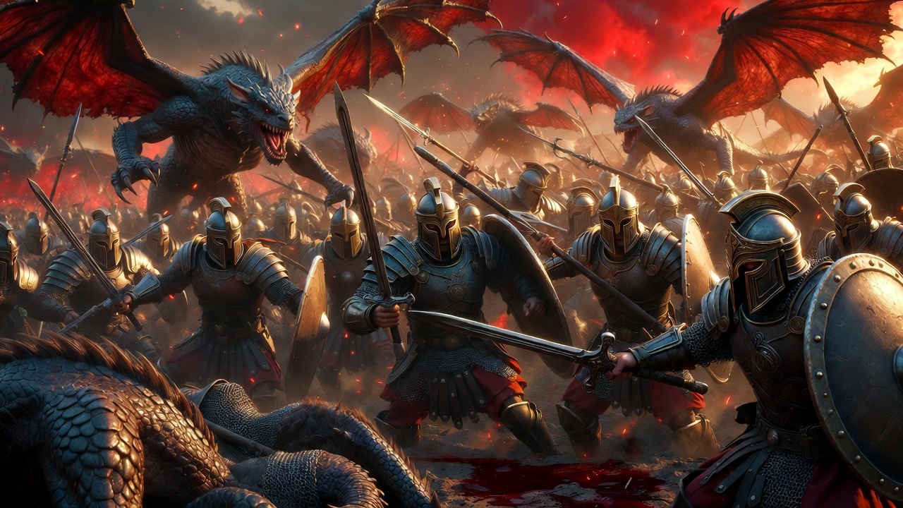 Cinematic - Ancient Army vs. Monsters