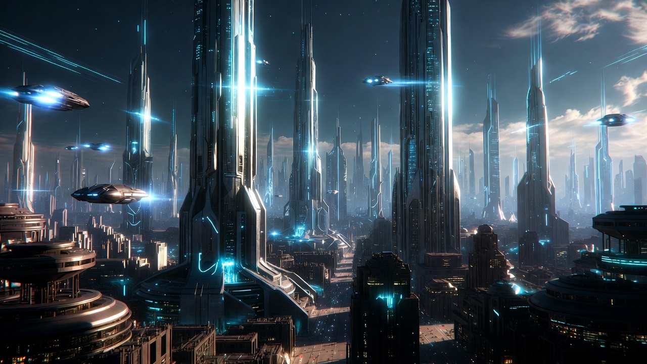 Cityscape - Futuristic Skyline