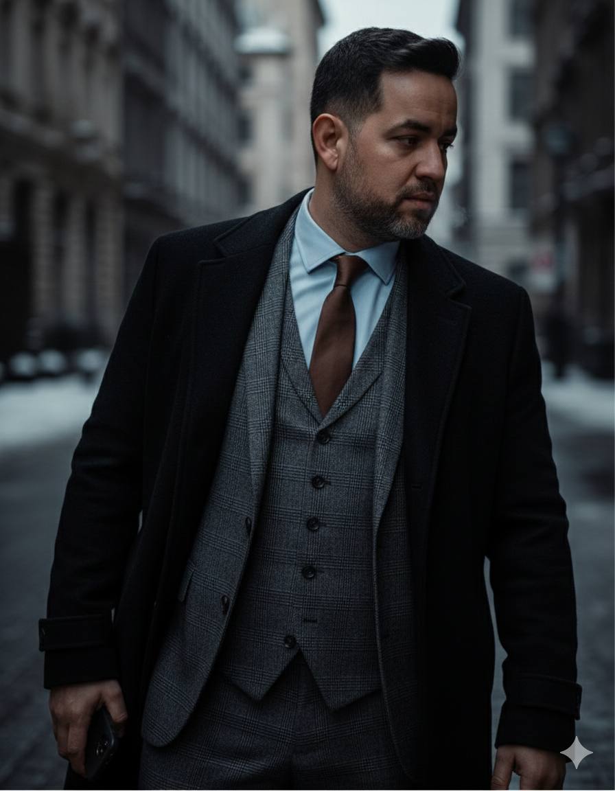 Noir Cinematic Portrait From Photo (Identity Lock)