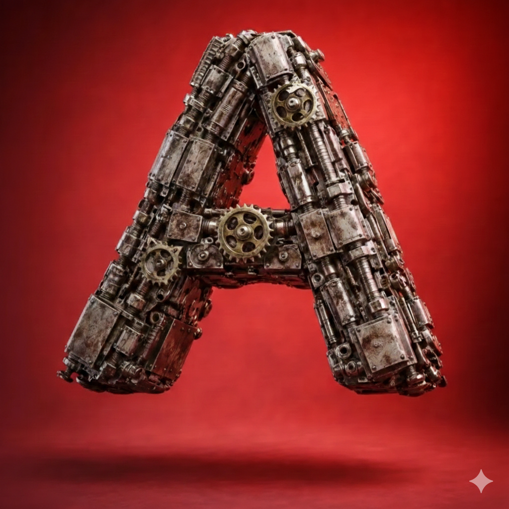 Industrial Iron Letter “A”