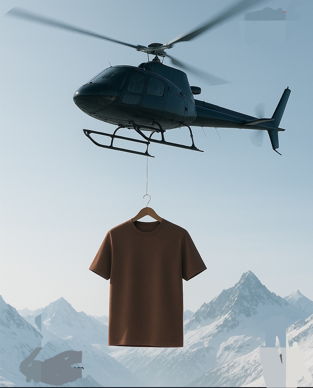 Luxury Product Airlift Helicopter Campaign