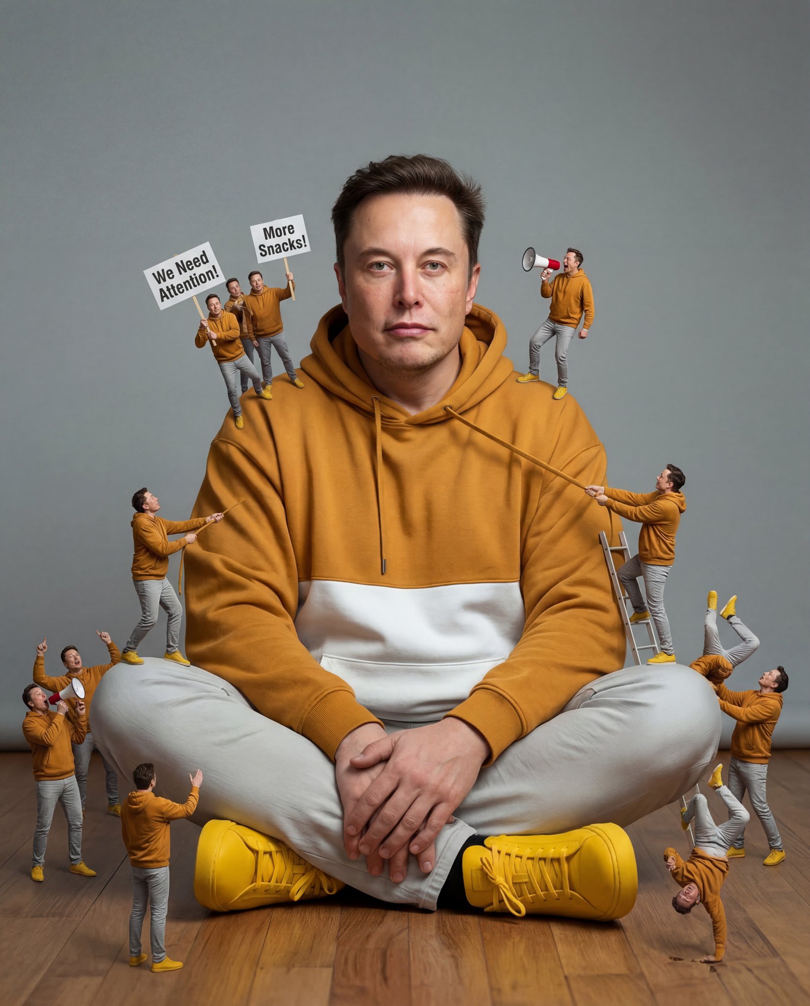 Mini Clones Chaos Portrait